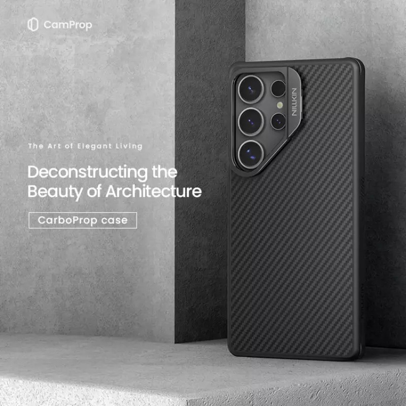 کاور نیلکین مدل CarboProp Magnetic MagSafe Frame version مناسب برای گوشی موبایل سامسونگ Galaxy S25 Ultra