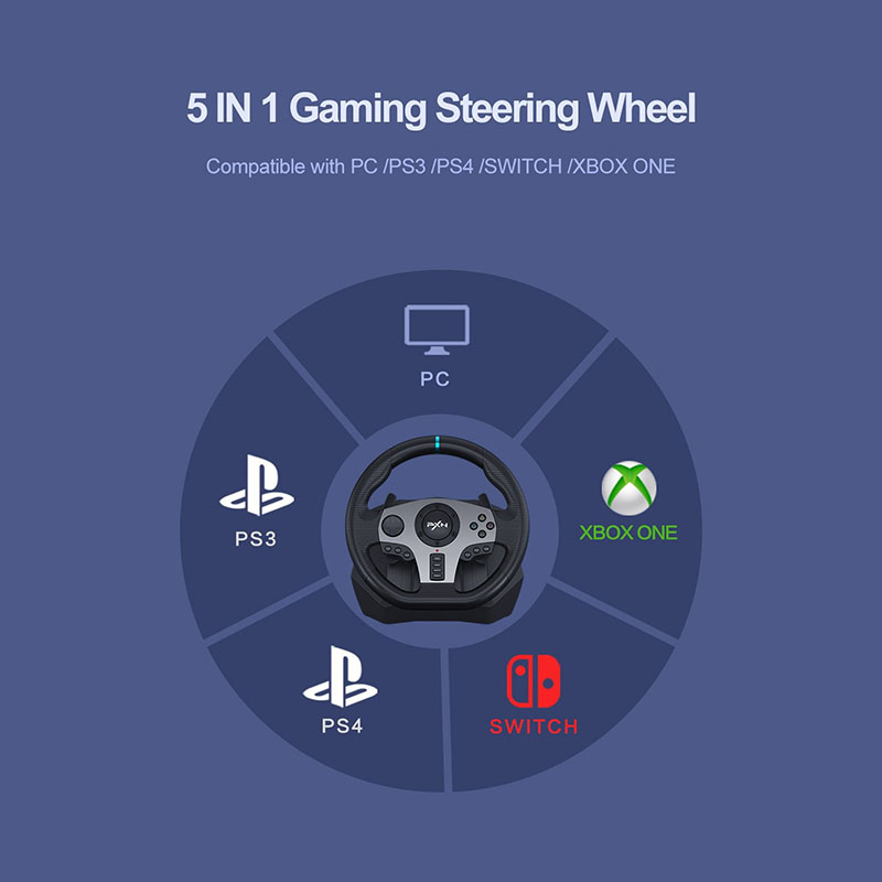 گجت دسته فرمان بازی پی ایکس ان  مدل V9