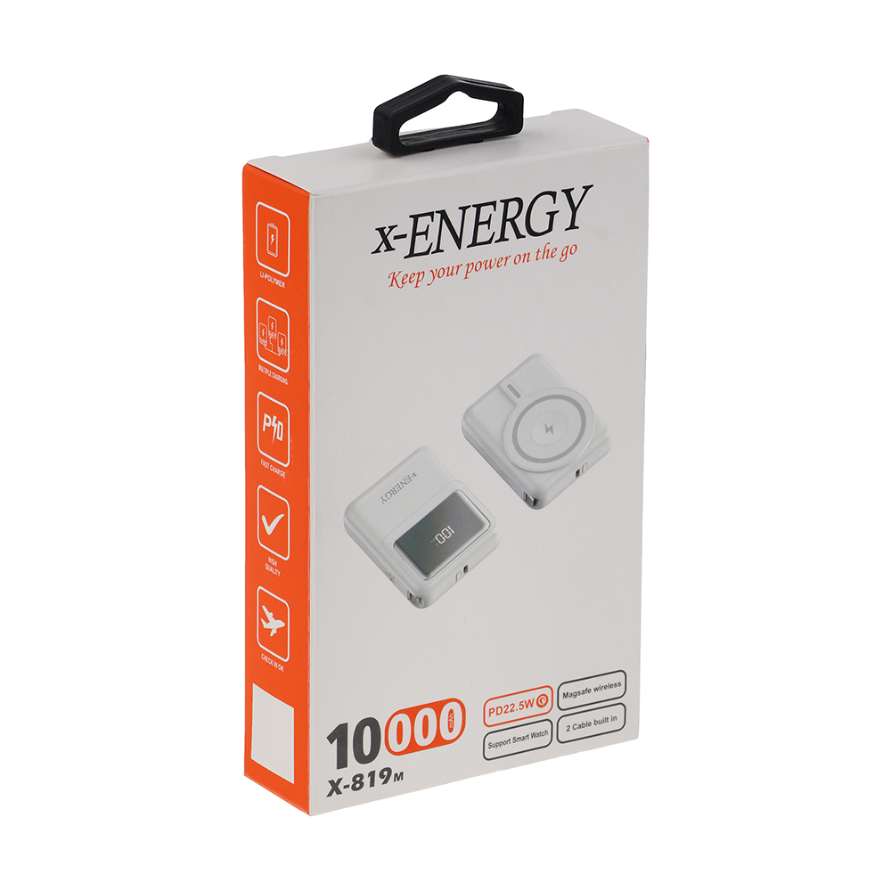 پاوربانک ایکس انرژی مدل X-819M 22.5W ظرفیت 10000 میلی آمپر ساعت