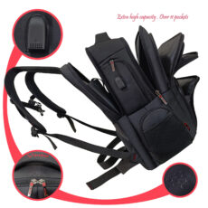 کوله پشتی لپ تاپ آنتلر مدل Monster S42 مناسب برای لپ تاپ 13 تا 17.5 اینچی