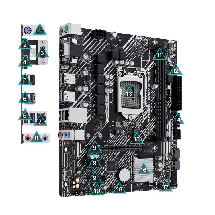 مادربرد ایسوس مدل PRIME H510M-E