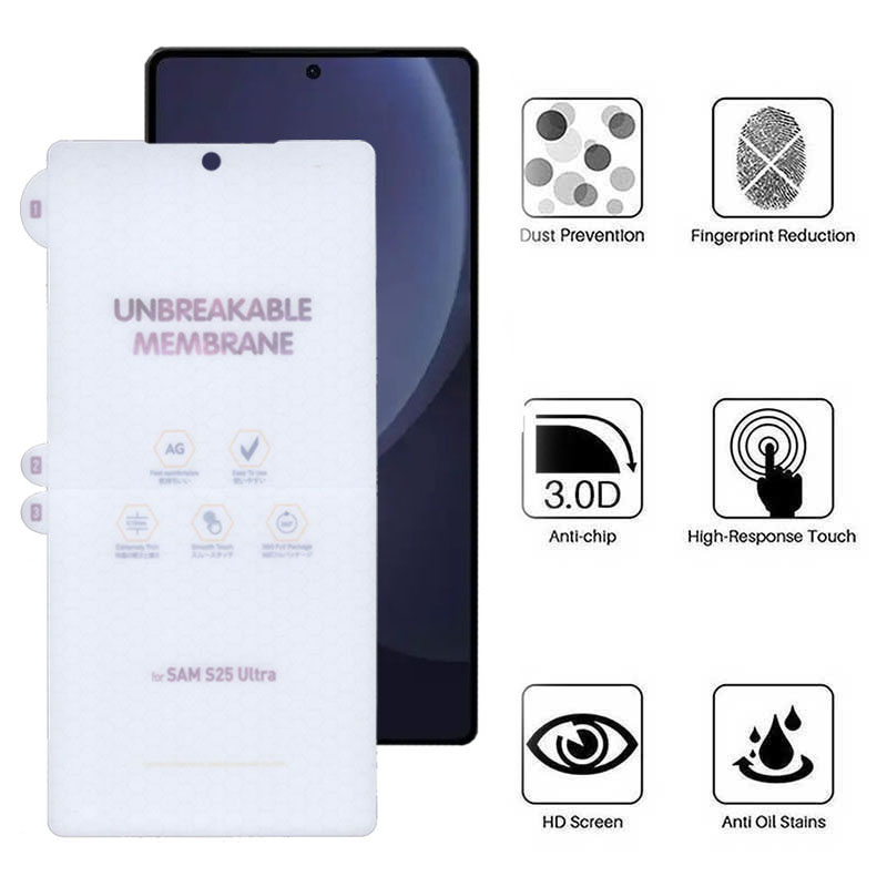 محافظ صفحه نمایش مات بوف مدل Hydrogel-Matte مناسب برای گوشی موبایل سامسونگ Galaxy S25 Ultra