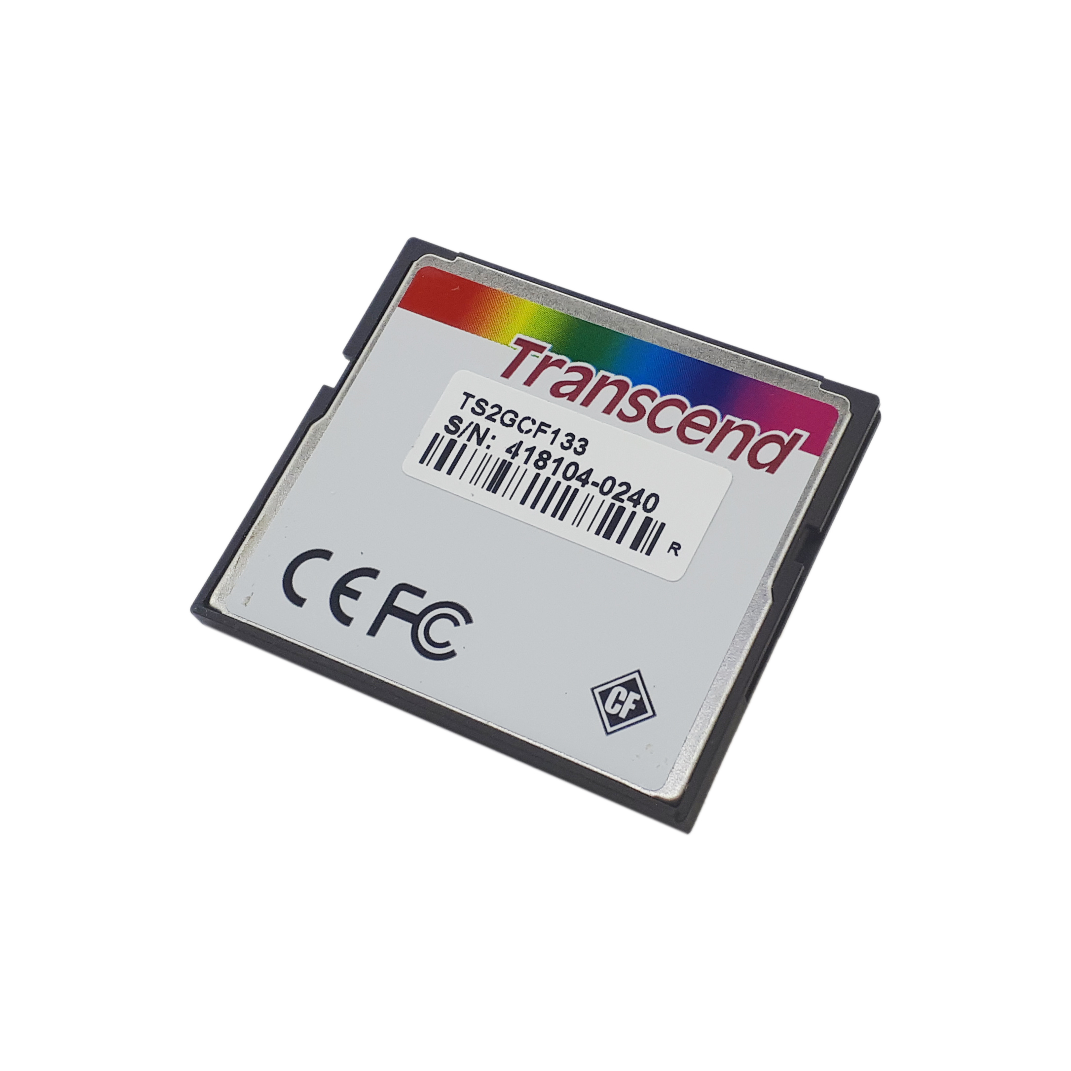 کارت حافظه CF ترنسند مدل TS4GCF133 کلاس 2 استاندارد U1 سرعت 33Mbps ظرفیت 2 گیگابایت
