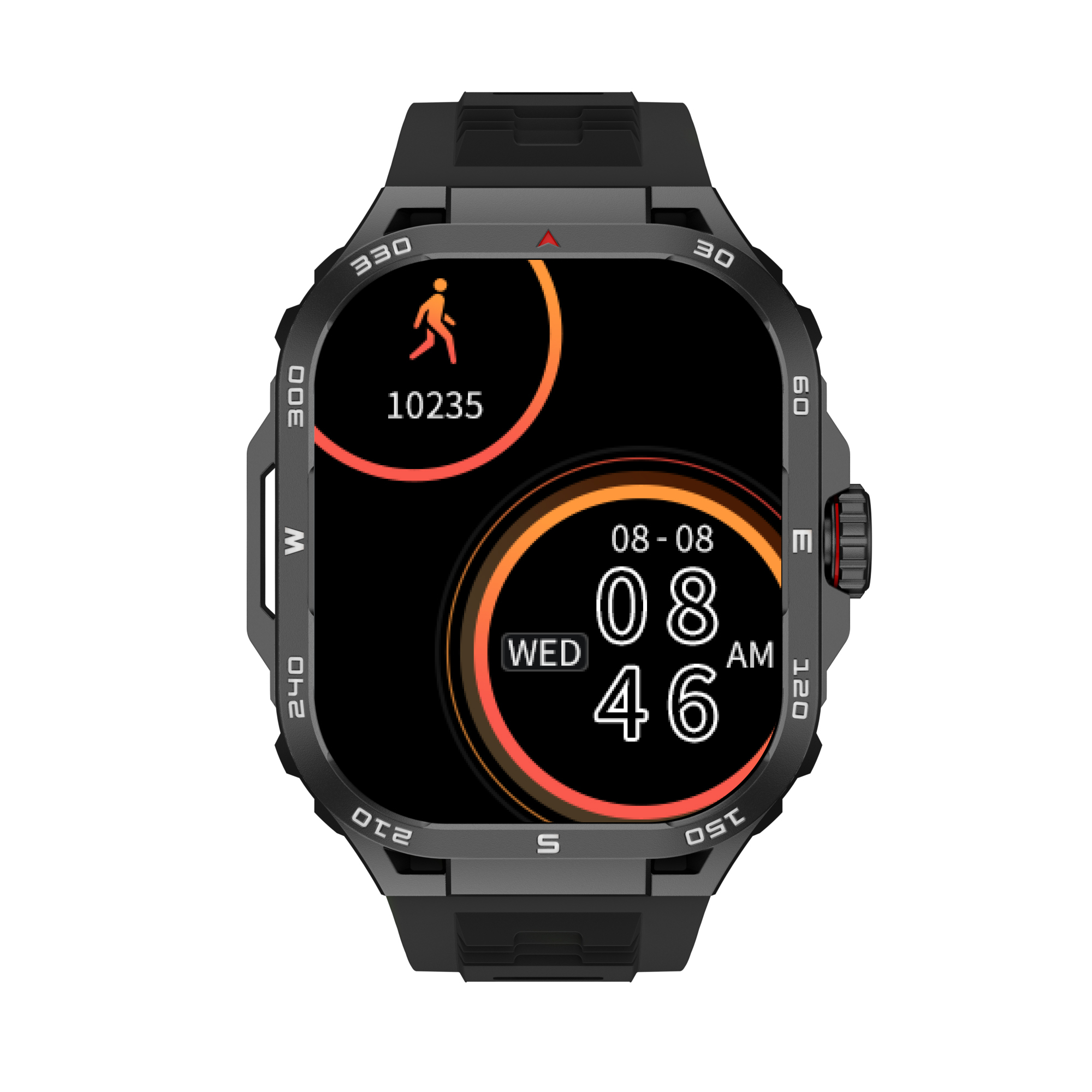 ساعت هوشمند تی سی اچ مدل Z10 Ultra، مناسب برای ورزش، روزمره، دارای قابلیت‌های صفحه نمایش رنگی و لمسی، کنترل موسیقی، قابلیت مکالمه از طریق بلوتوث، بند سیلیکونی