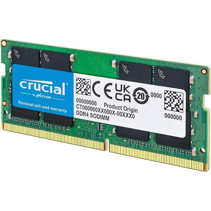 رم لپ تاپ DDR4 تک کاناله 3200 مگاهرتز CL22 کروشیال مدل CT8 ظرفیت 8 گیگابایت