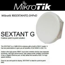 اکسس پوینت بی سیم میکروتیک مدل RBSEXTANTG-5HPnD