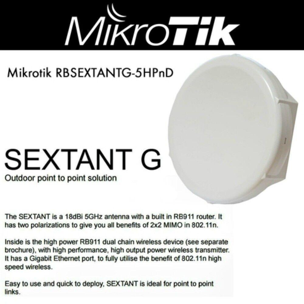 اکسس پوینت بی سیم میکروتیک مدل RBSEXTANTG-5HPnD