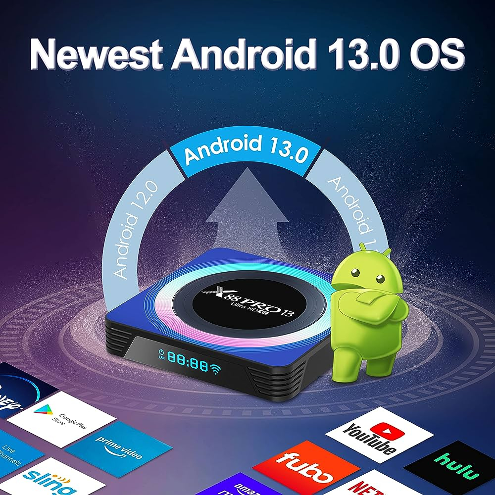 اندروید باکس ایکس‌88 مدل Pro 13 Acrylic 2/16GB