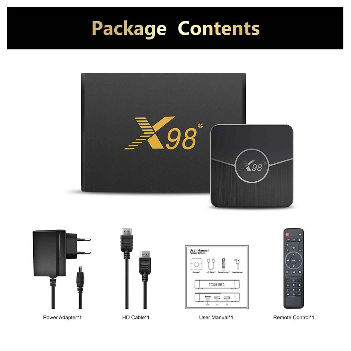 اندروید باکس مدل X98 Plus 4/32