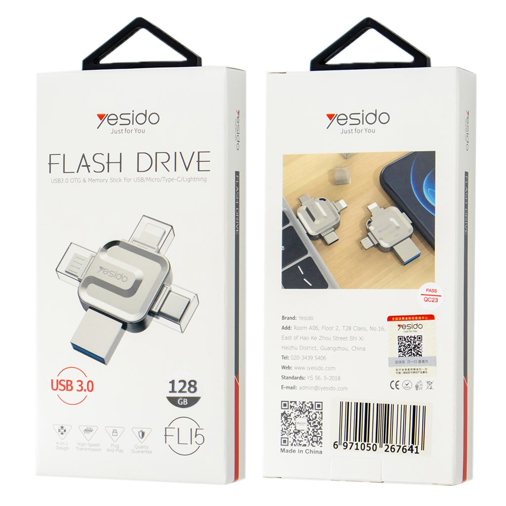 فلش مموری یسیدو مدل FL15 ظرفیت 128 گیگابایت