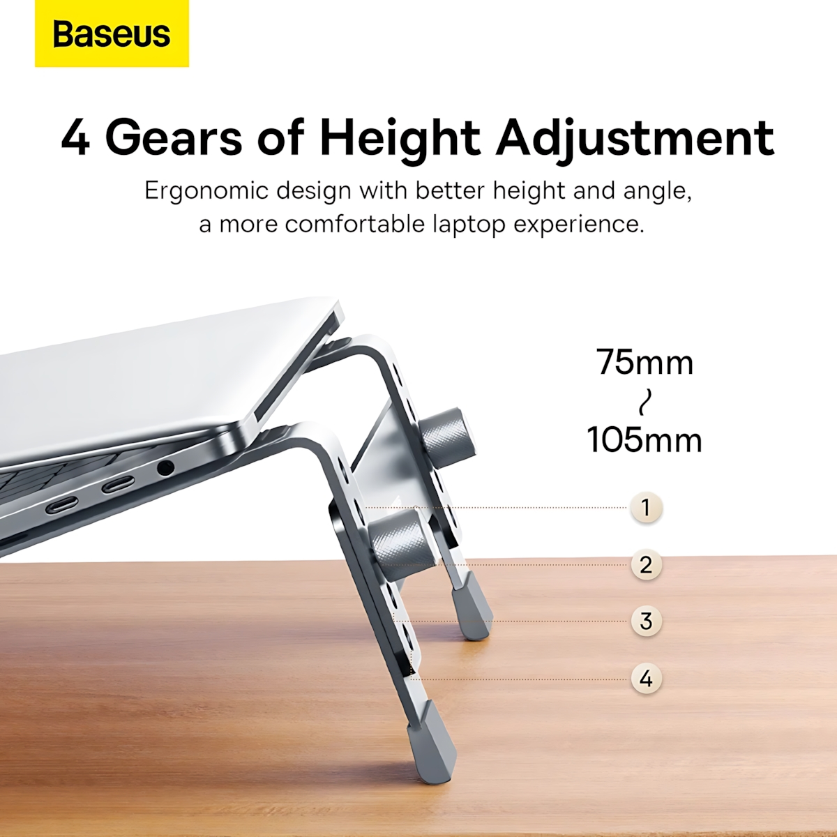 پایه نگهدارنده لپ تاپ بیسوس مدل BS-UltraStable
