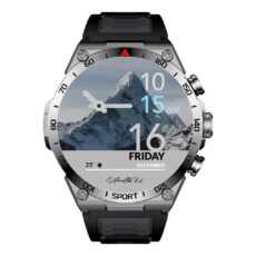 ساعت هوشمند گلوریمی مدل K2 دارای قابلیت های صفحه نمایش رنگی و لمسی، کنترل سطح اکسیژن، بند سیلیکونی