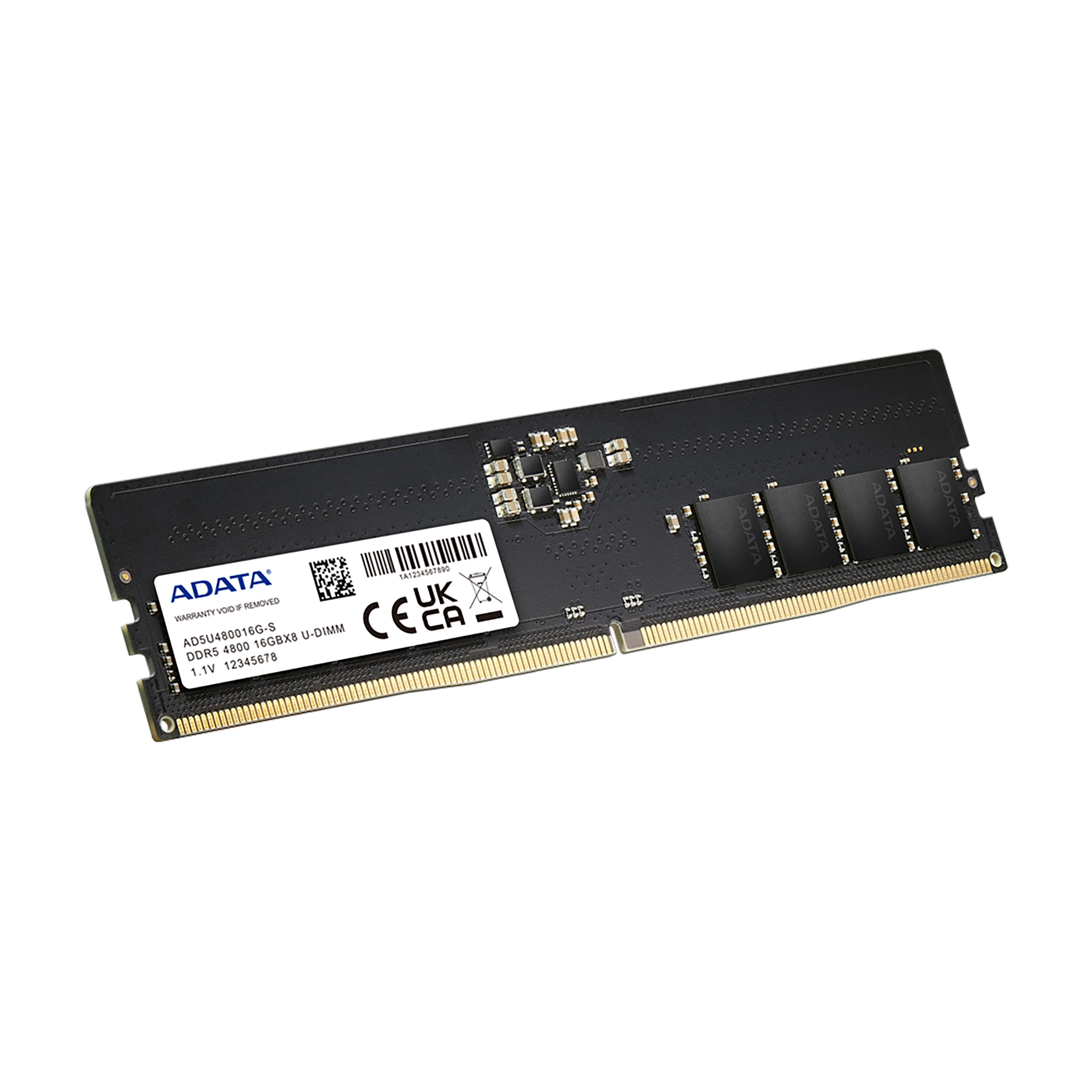 رم کامپیوتر DDR5  تک کاناله 4800 مگاهرتز CL40 ای دیتا مدل Premier ظرفیت 16 گیگابایت