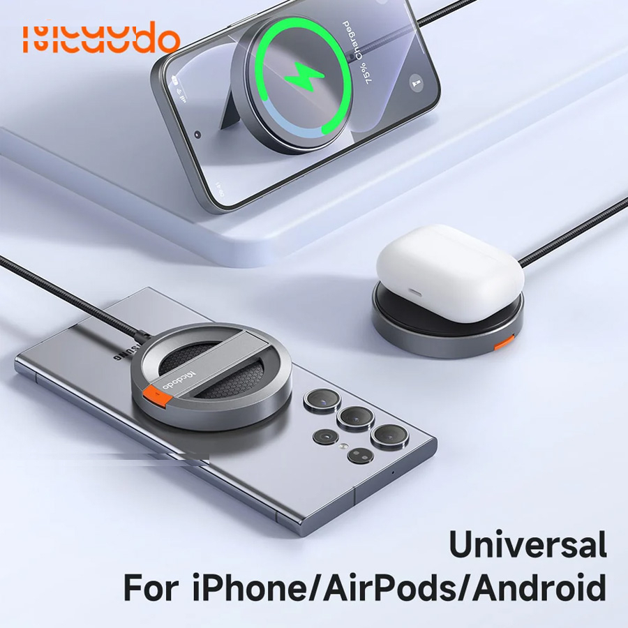 شارژر بی سیم 15 وات مک دودو مدل CH-550