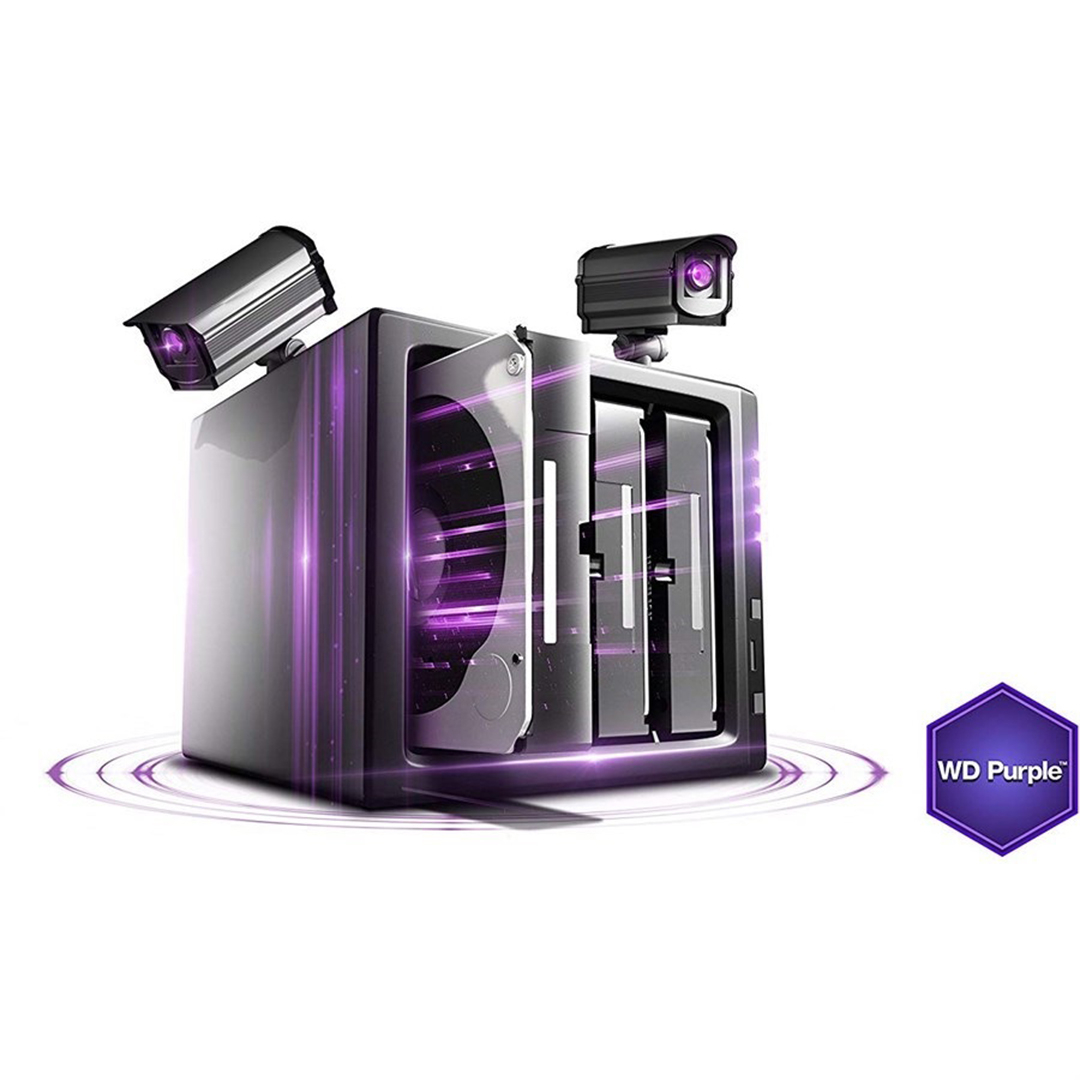 هارددیسک اینترنال وسترن دیجیتال مدل Purple WD82PURX-64GVLY0 ظرفیت 8 ترابایت