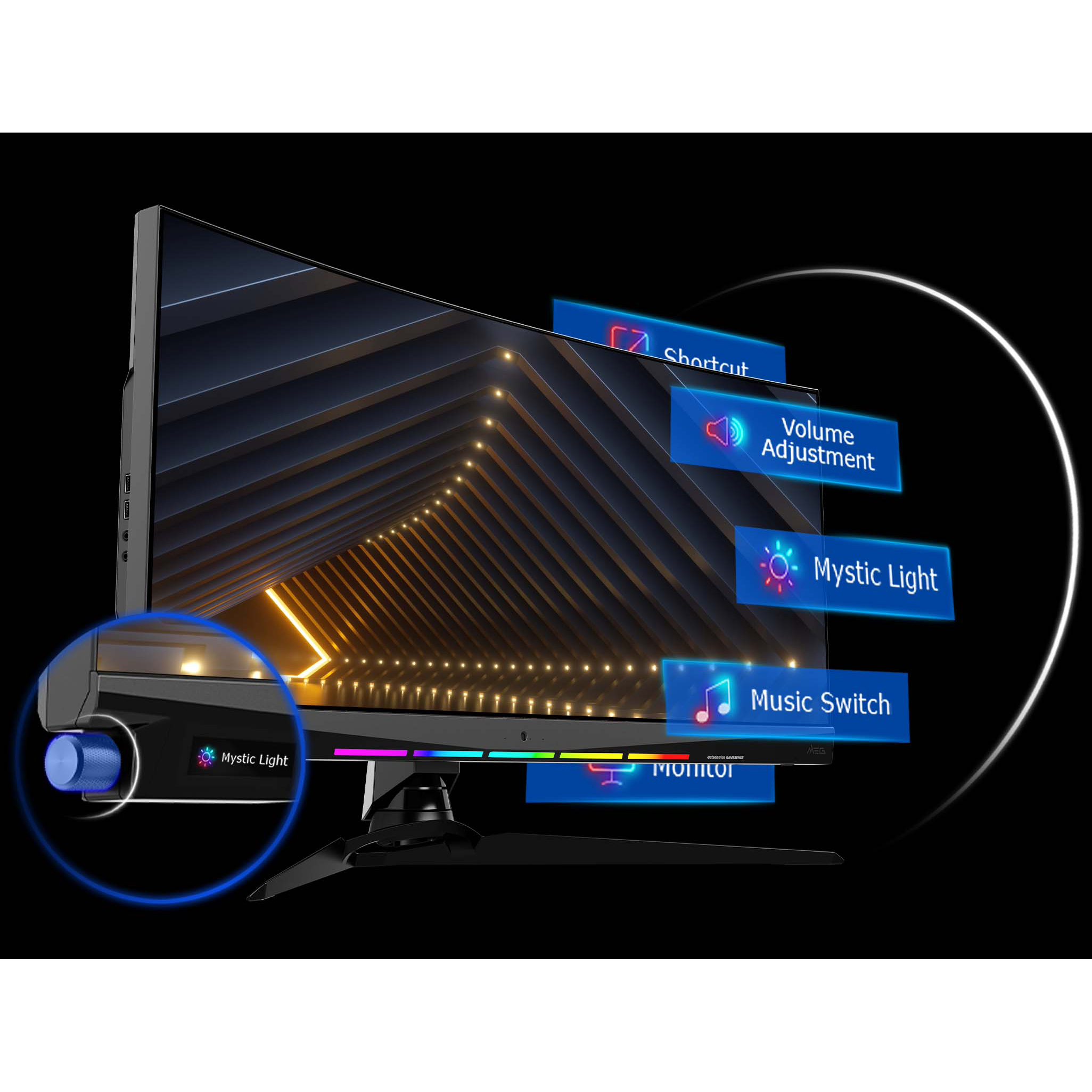 مانیتور 38 اینچ ام اس آی مدل MEG381CQR Plus