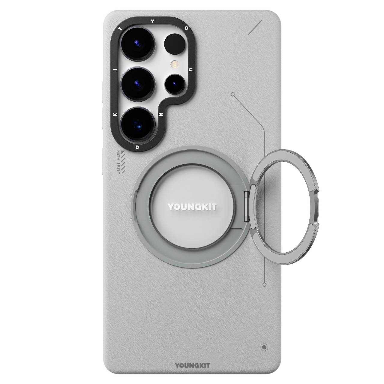 کاور یانگ کیت مدل Technology Leather Magnetic مناسب برای گوشی موبایل سامسونگ Galaxy S25 Ultra