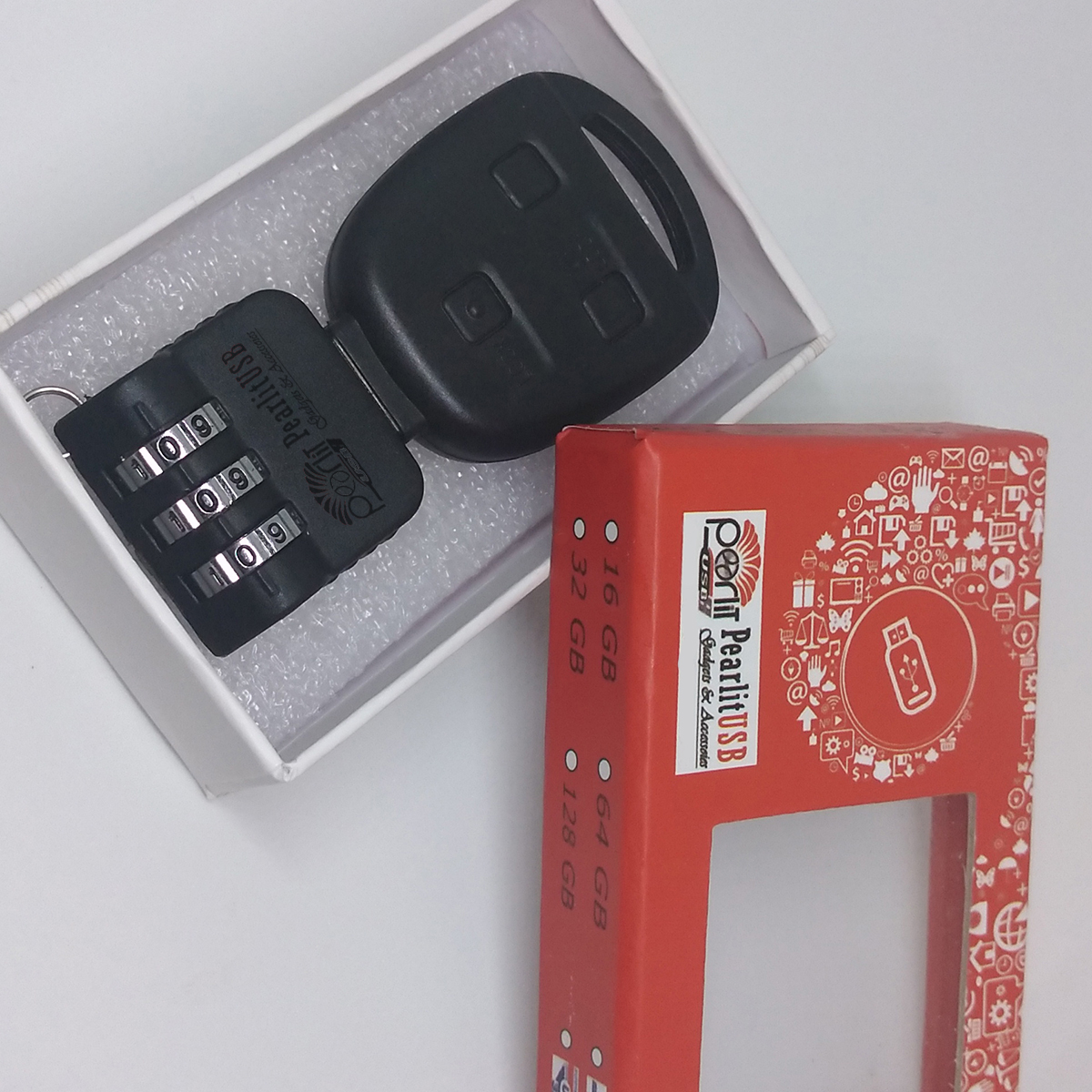 فلش مموری پرلیت یو اس بی طرح ریموت تویوتا کد L20-U3.0 ظرفیت 128گیگابایت