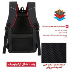 کوله پشتی لپ تاپ مدل 073 مناسب برای لپ تاپ تا 15.6 اینچی
