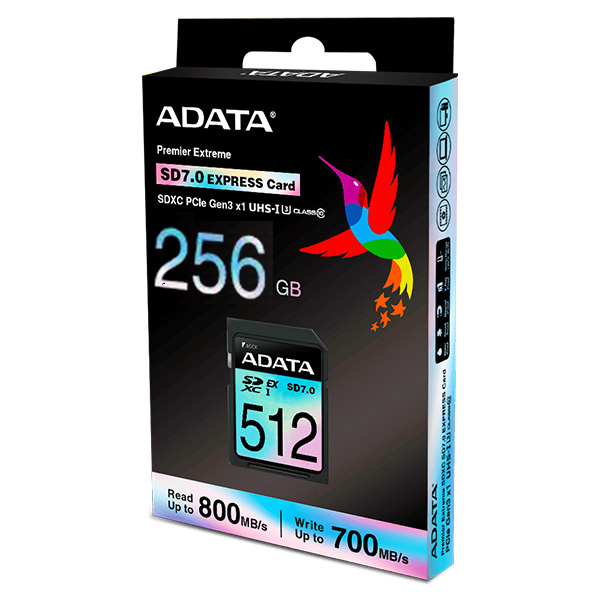 کارت حافظه‌ SDXC ای دیتا مدل Premier Extreme کلاس 10 استاندارد UHS-I U3 سرعت 800MBps ظرفیت 256 گیگابایت