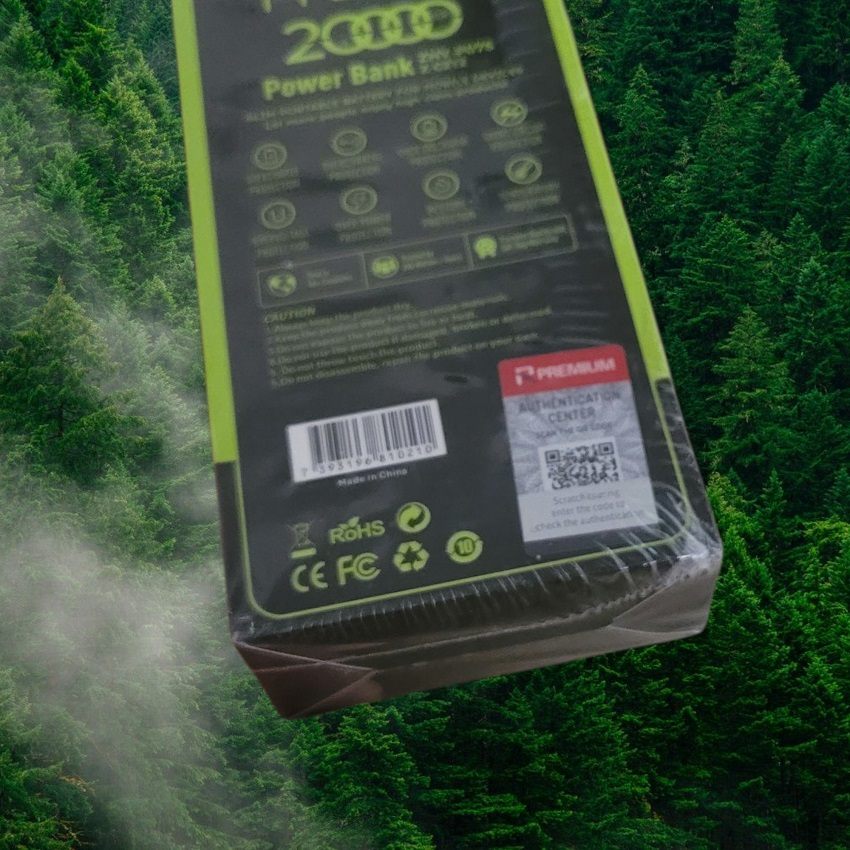 پاوربانک مدل PRE0M ظرفیت 20000 میلی آمپر ساعت