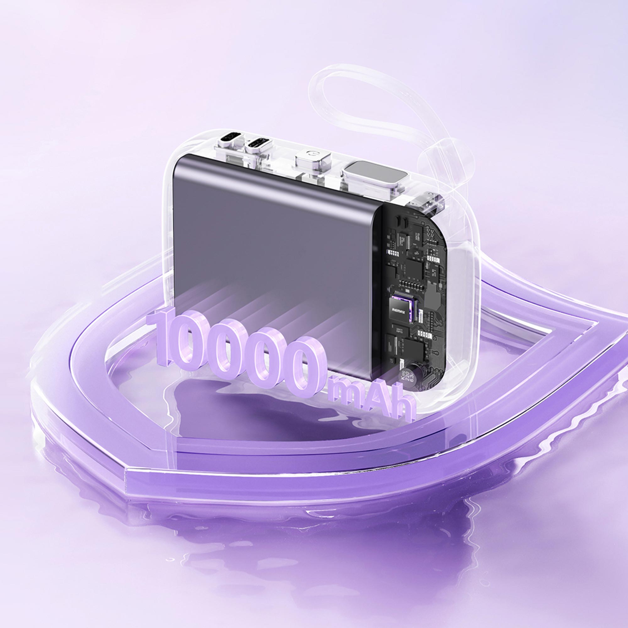 پاوربانک هیسکا مدل HP-125PD ظرفیت 10000 میلی آمپر ساعت