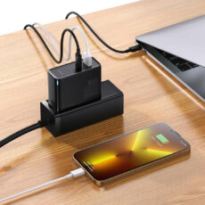 شارژر دیواری 100 وات باسئوس مدل GaN5 PRO 100W Fast Charger