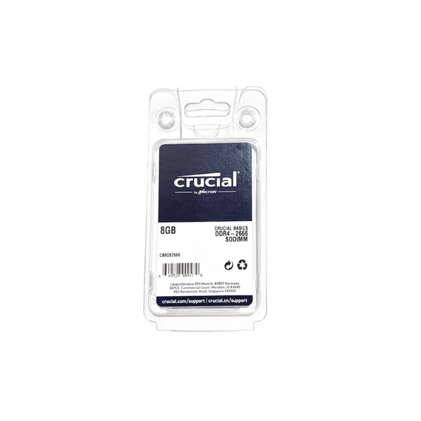 رم لپ تاپ DDR4 تک کاناله 2666 مگاهرتز CL19 کروشیال ظرفیت 8 گیگابایت