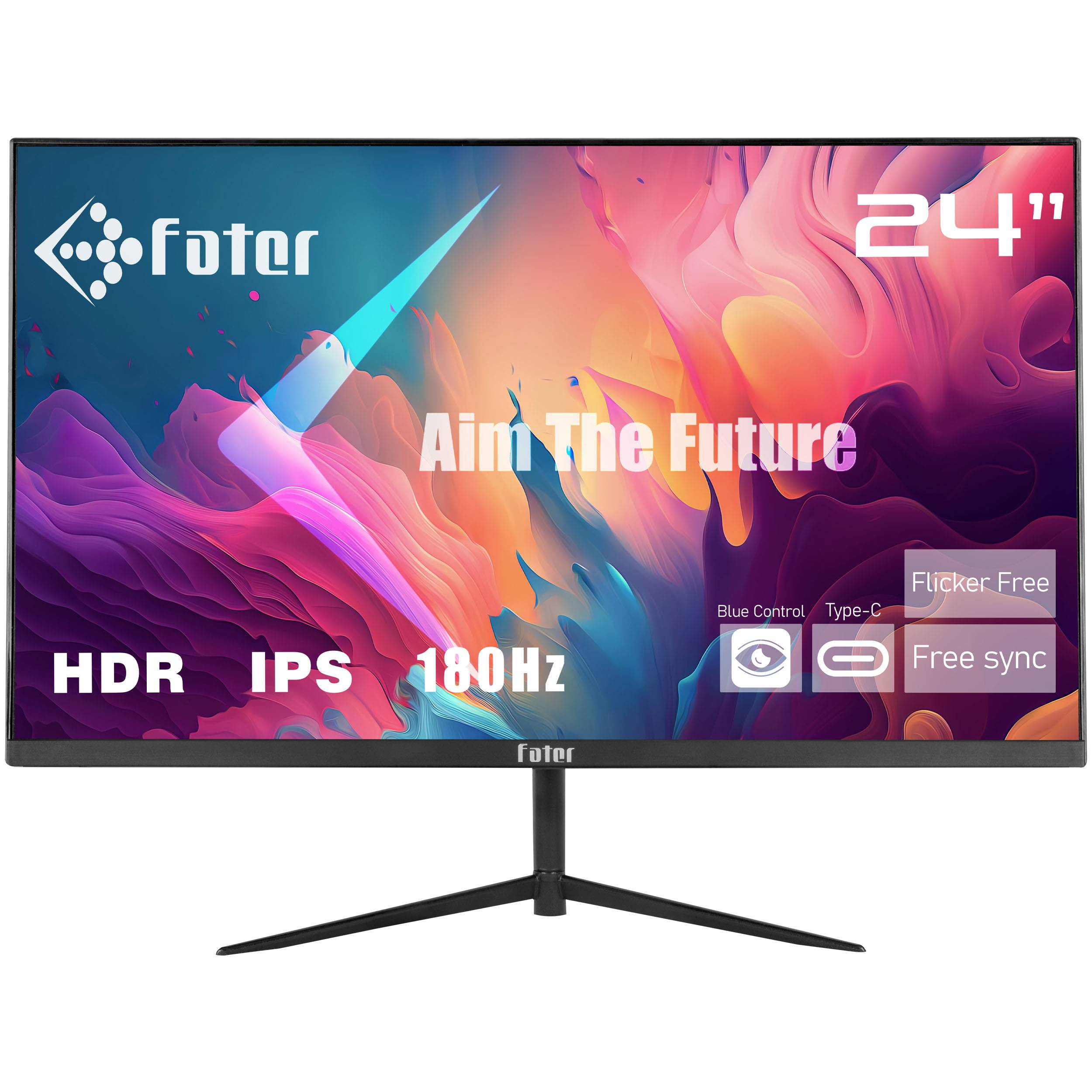 مانیتور گیمینگ 24 اینچ فاطر مدل F24-180 B2-W2