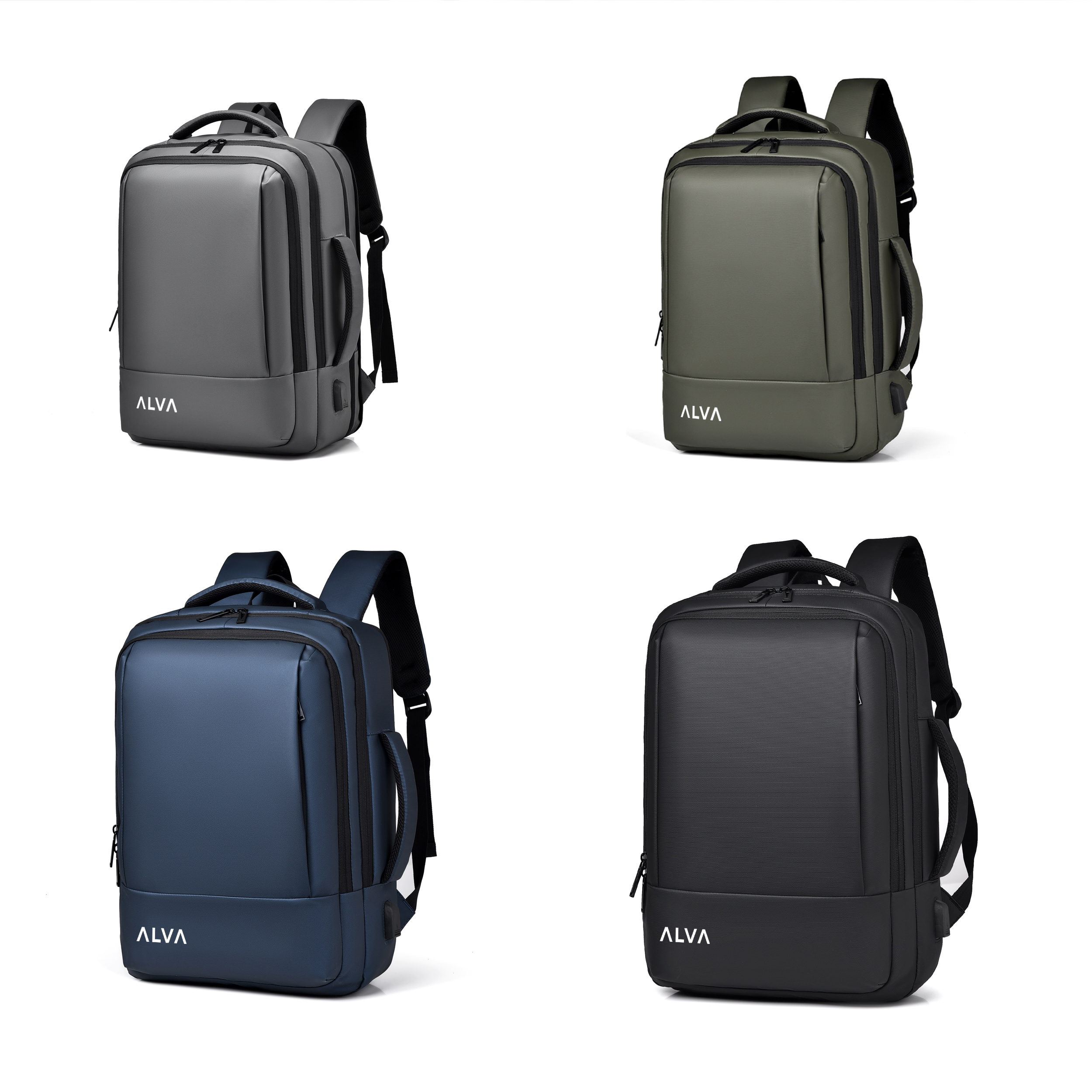 کوله پشتی لپ تاپ آلوا مدل 2103 مناسب برای لپ تاپ 14.1 تا 15.6 اینچی