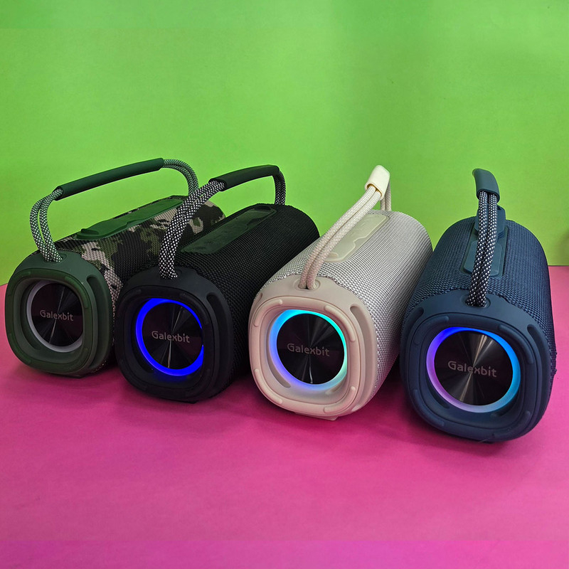 اسپیکر بلوتوثی قابل حمل گلکسبیت مدل Cylindrical speaker GS_09