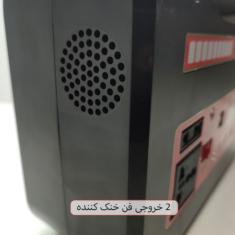 پاوربانک مدل مولتی 300W کمپینگ اسپیکردار 12v-220v ظرفیت 25000 میلی آمپر ساعت