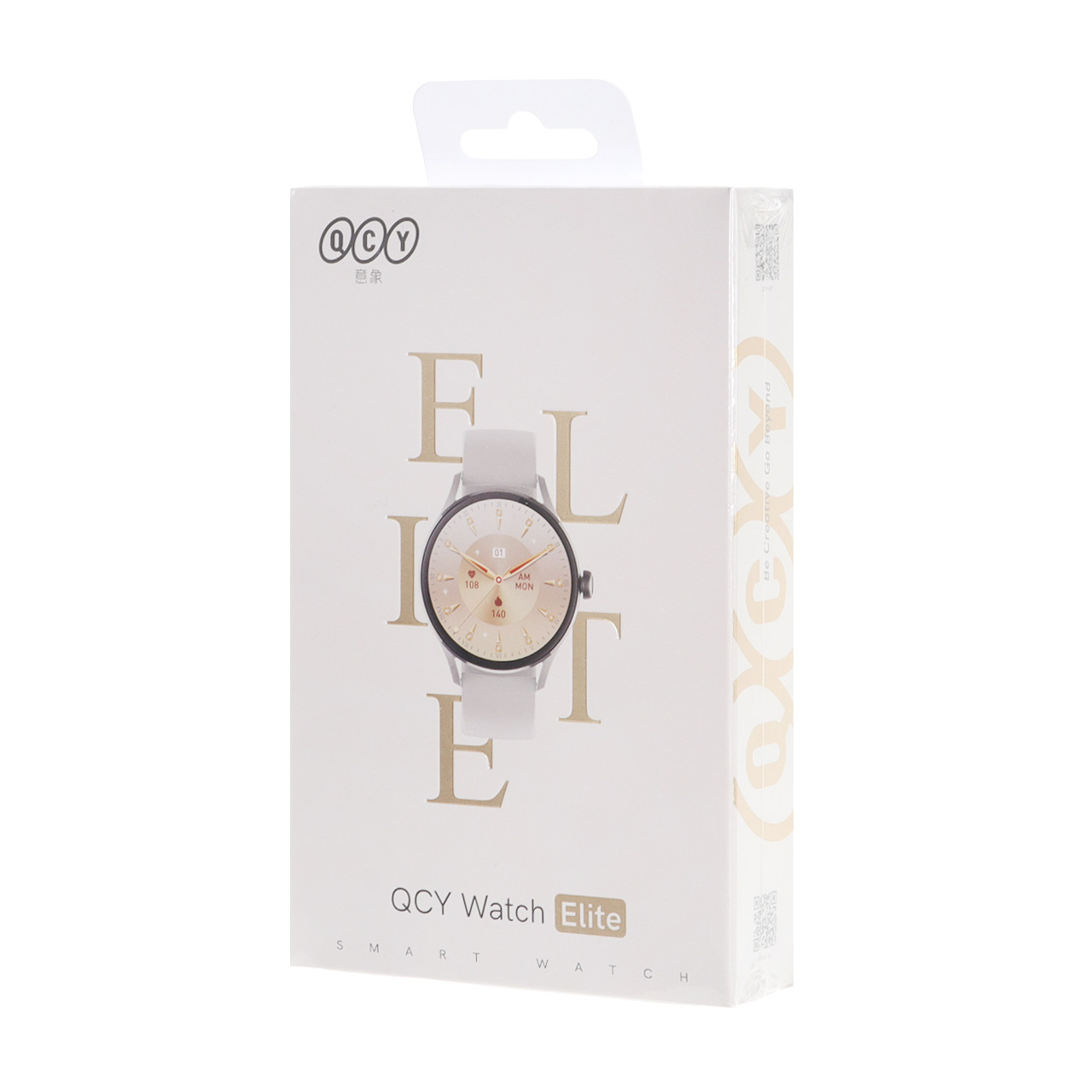 ساعت هوشمند کیو سی وای مدل MSU WATCH ELITE PUNCHING  دارای قابلیت های صفحه نمایش رنگی، صفحه نمایش لمسی، کنترل موسیقی (Music Player)، قابلیت مکالمه از طریق بلوتوث بند سیلیکون