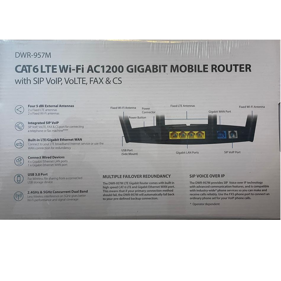 مودم روتر بی سیم 4G LTE دی-لینک مدل DWR-957M
