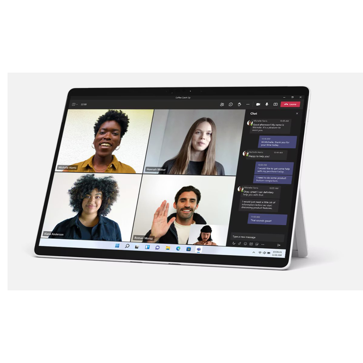 تبلت مایکروسافت مدل Surface Pro 8-i7 1185G7 ظرفیت 256 گیگابایت و 16 گیگابایت رم