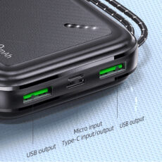 پاوربانک یوسمز مدل CD168-22.5W ظرفیت 20000 میلی آمپر
