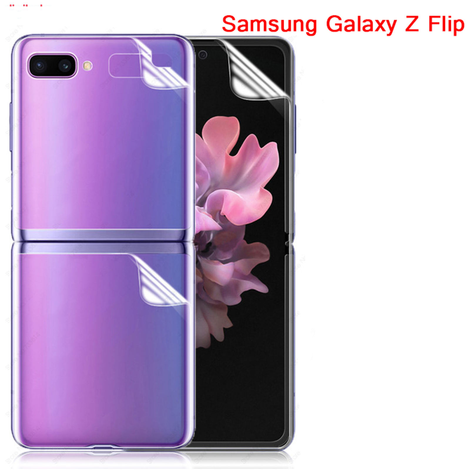 محافظ صفحه نمایش بوف مدل Hg01 مناسب برای گوشی موبایل سامسونگ Galaxy Zfilip1 به همراه محافظ پشت گوشی