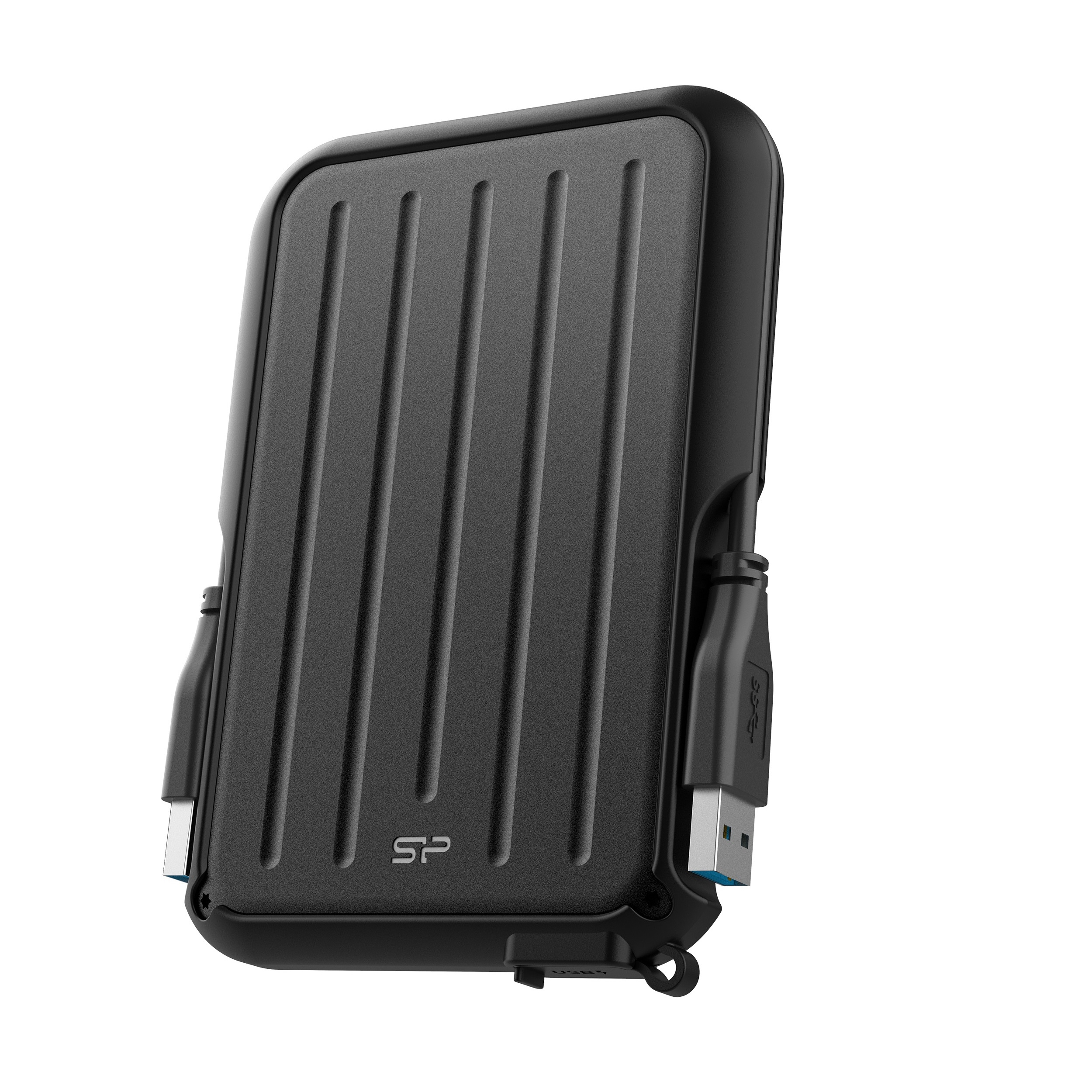 هارد اکسترنال سیلیکون پاور مدل Armor A66 ظرفیت یک ترابایت دارای رابط USB Type-A 3.2