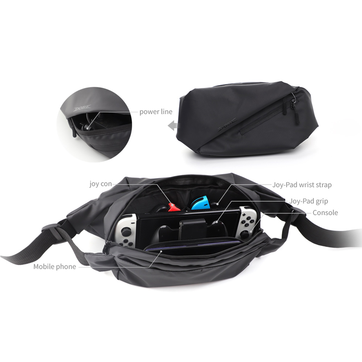 کیف حمل نینتندو سوییچ دابی مدل TY-2838