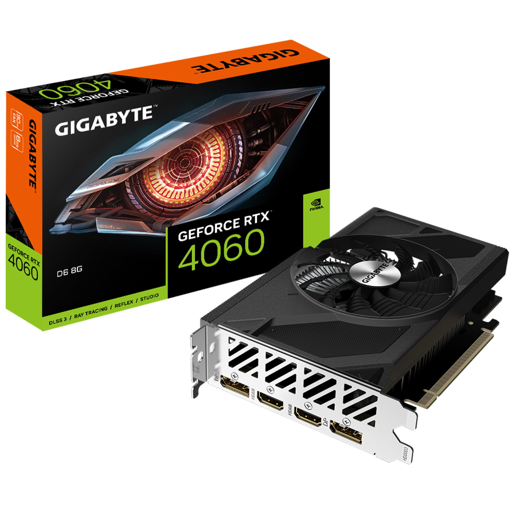 کارت گرافیک مبتنی بر NVIDIA گیگابایت مدل GeForce RTX 4060 D6 8G