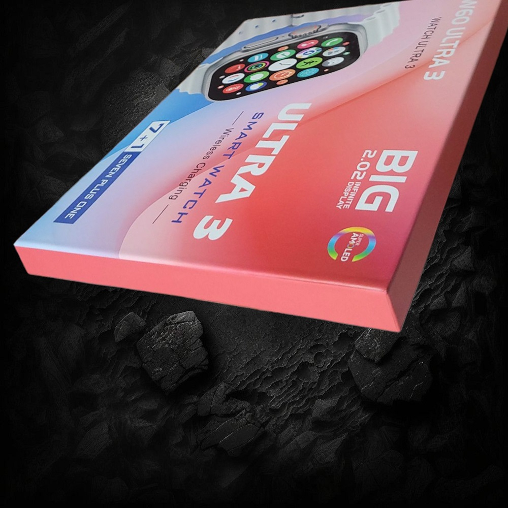 ساعت هوشمند 49 میلی متری مدل BIG2.02W6O ULTRA3 با بند سیلیکونی