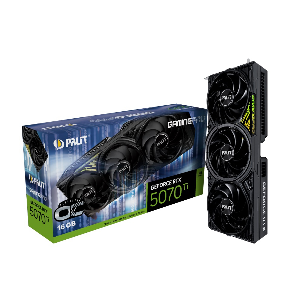 کارت گرافیک پالیت مدل GeForce RTX 5070 Ti GamingPro OC