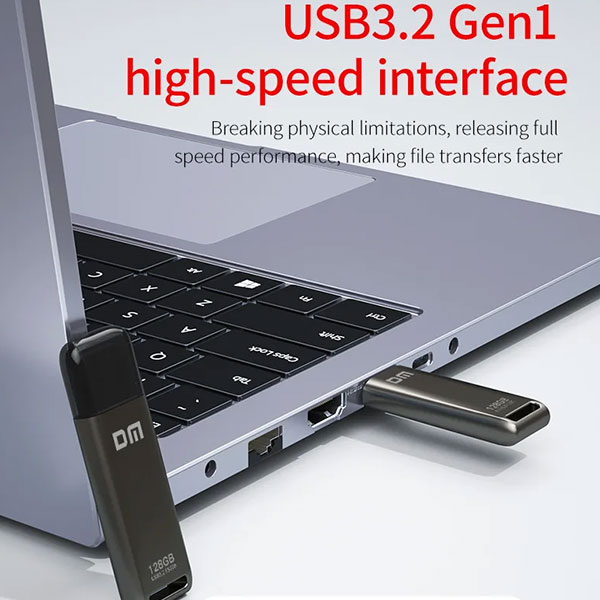 فلش مموری دی ام USB3.2 مدل FS520 ظرفیت 128 گیگابایت
