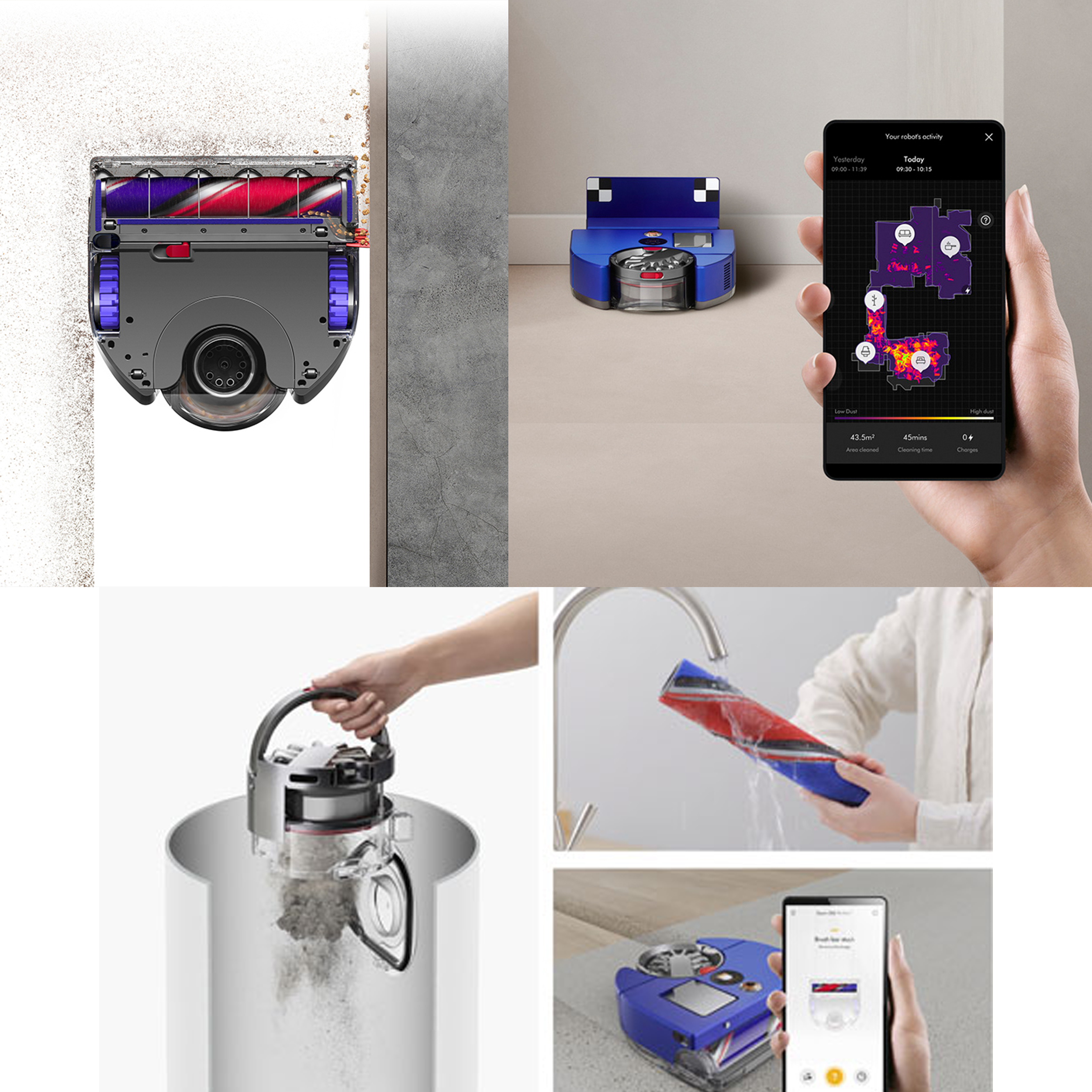 جاروبرقی رباتیک دایسون مدل 360 Vis Nav