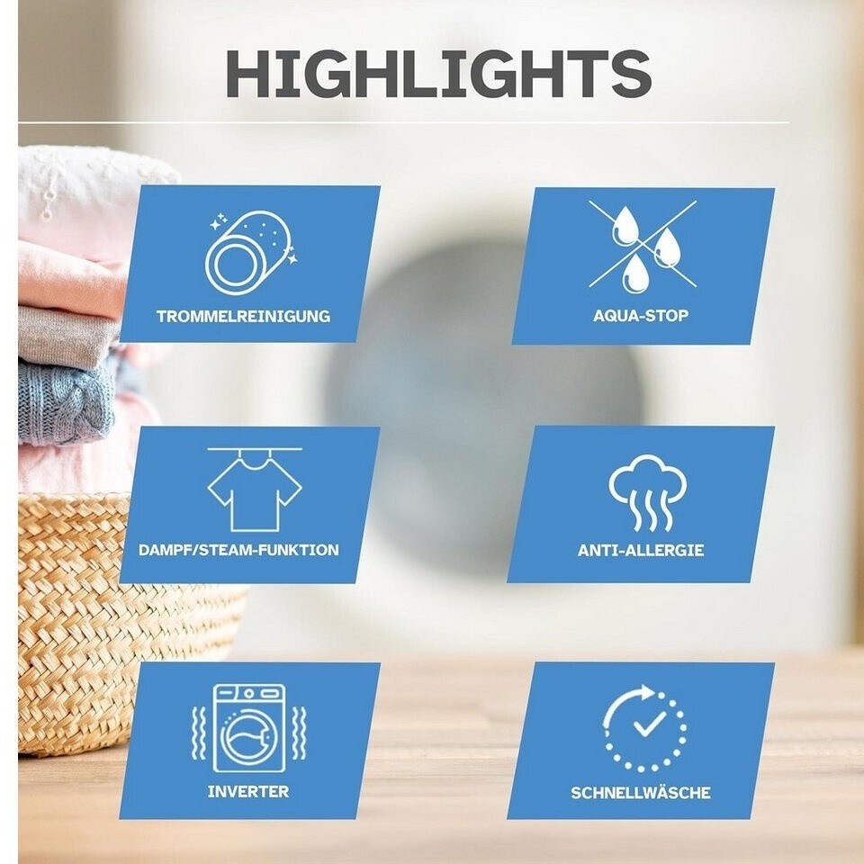 ماشین لباسشویی 10 کیلوگرم اتوماتیک هنریچ مدل HWM6110