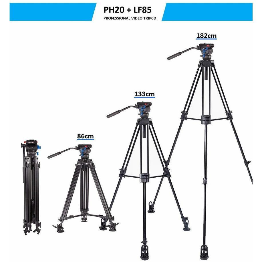 سه پایه دوربین جی ماری مدل PH20+LF85