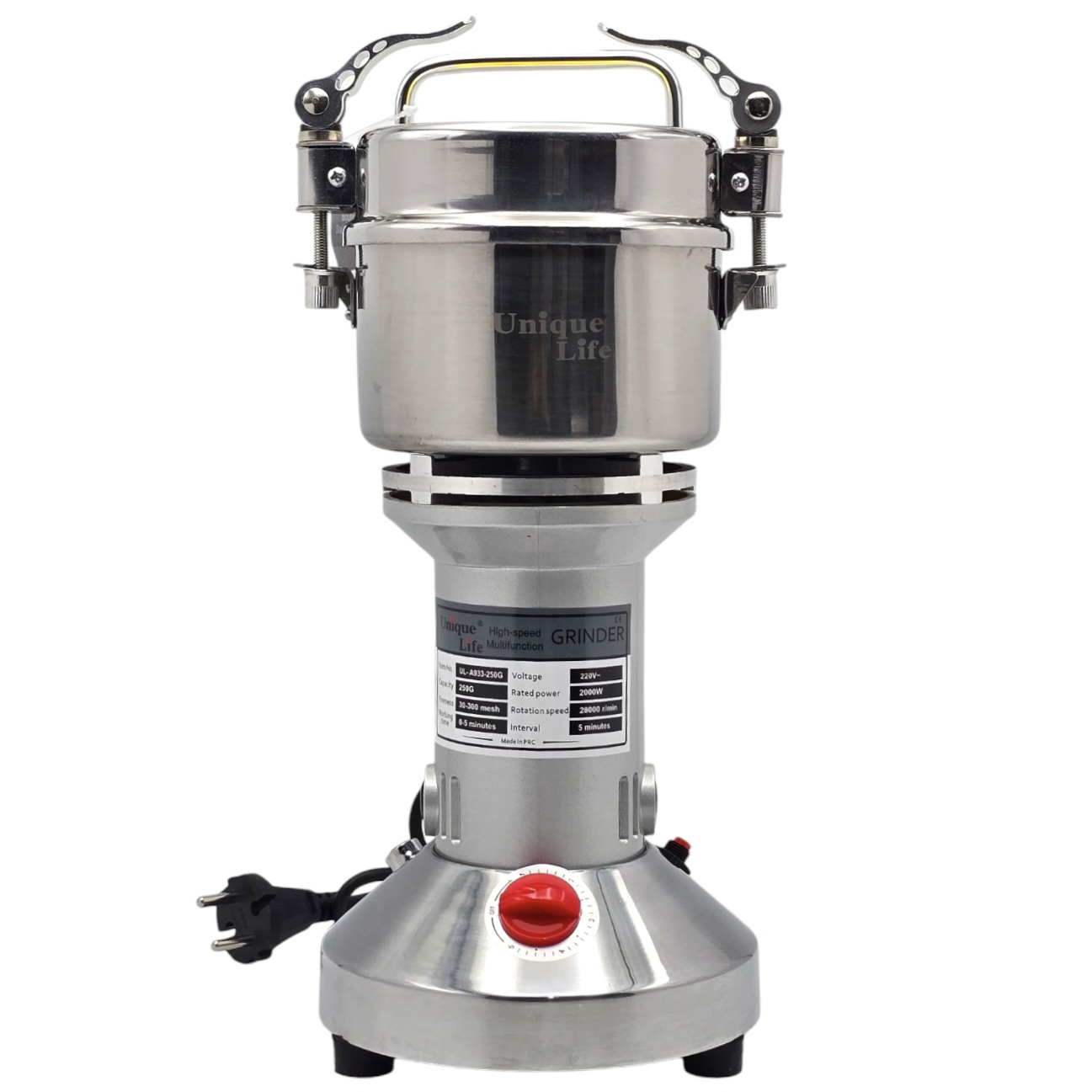 آسیاب صنعتی یونیک لایف مدل UL-A933-250G