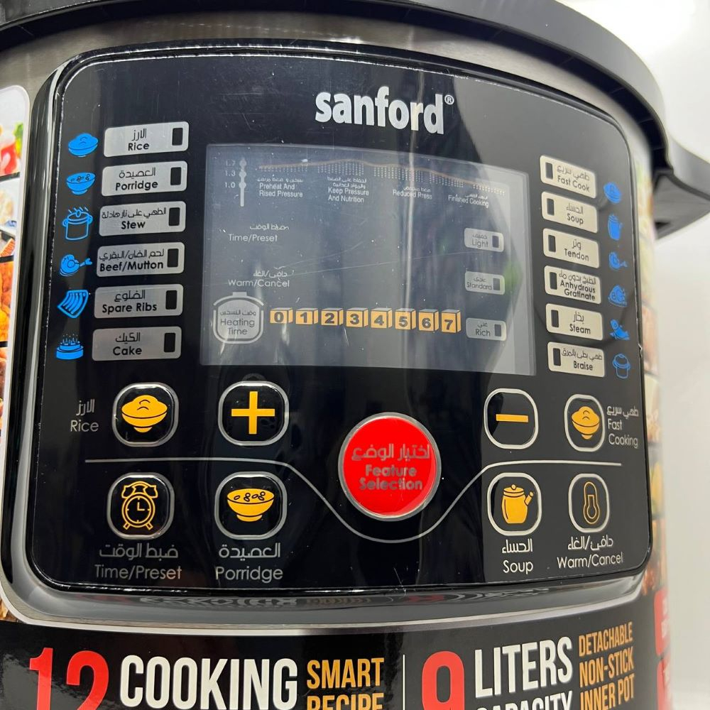 زودپز برقی سانفورد مدل SF3202EPC ظرفیت  9 لیتر