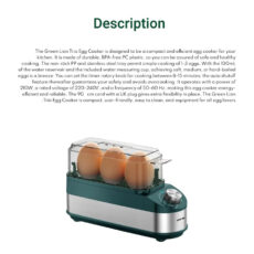 تخممرغ پز 3 عددی گرین لاین مدل GNTRIOEGGGN