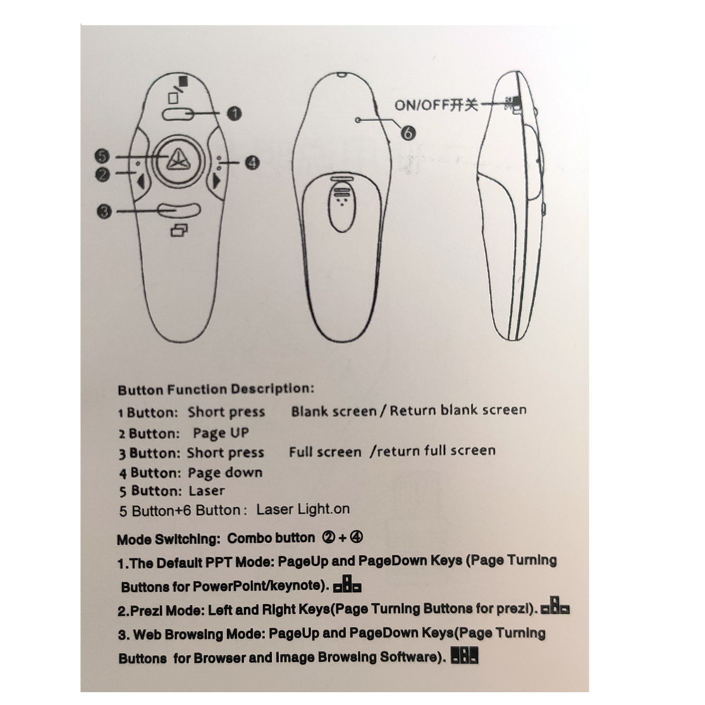 پرزنتر بی سیم زومی مدل K100